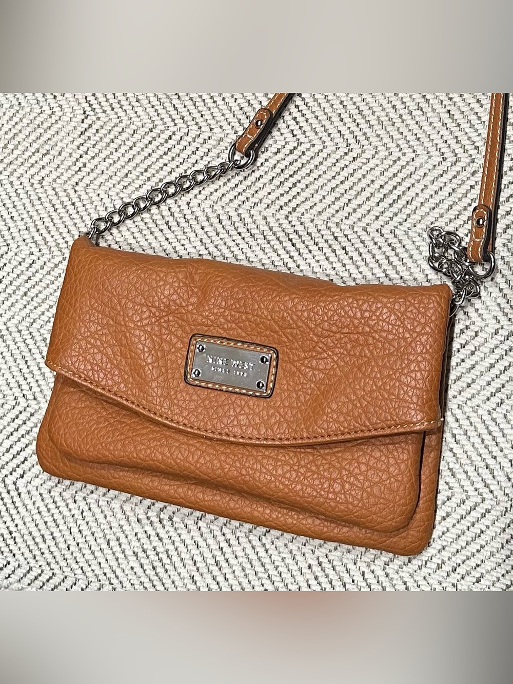 Nine West Tan Crossbody Bag